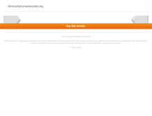 Tablet Screenshot of linncountyhumanesociety.org
